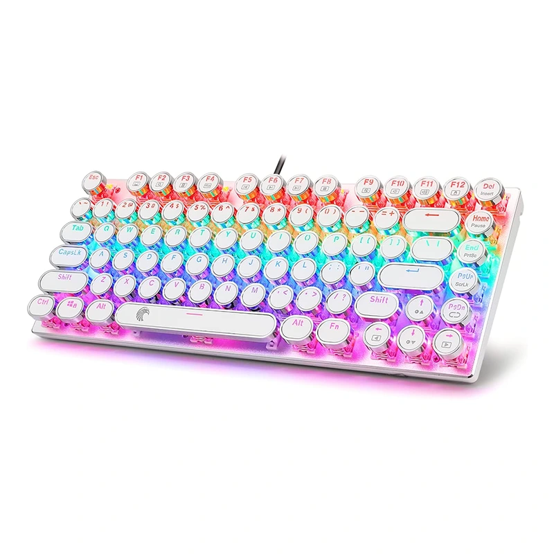 کیبورد مکانیکی ماشین تحریر 81Keys Rainbow
