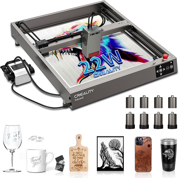 حکاکی لیزری DIY برش لیزری خروجی فالکون 22W